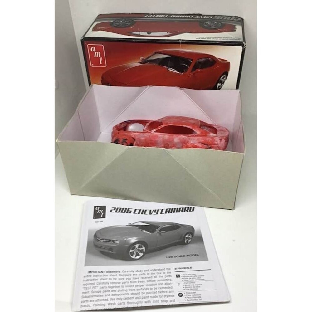 2006 Chevy Camaro Concept Car Plastic Model Kit AMT 1:25 631 Skill 2 PARTS - Picture 5 of 8
